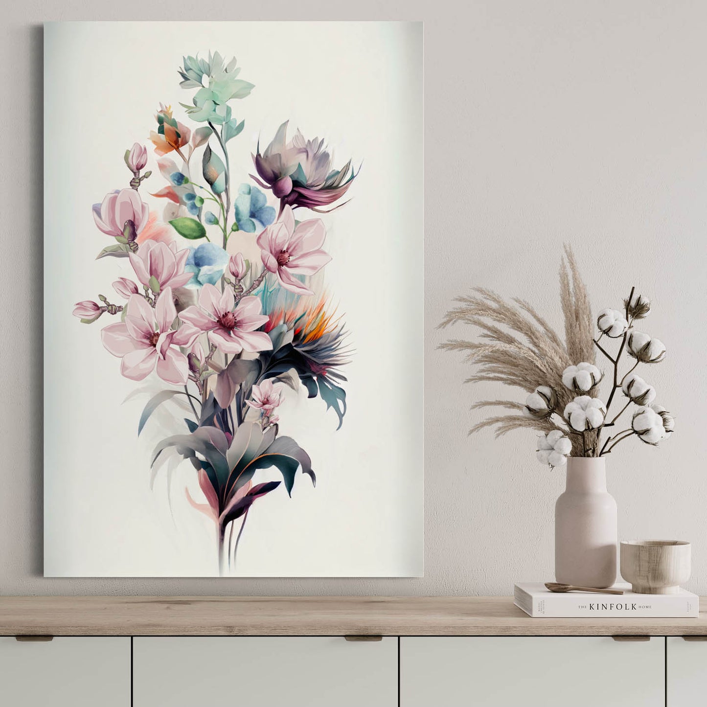 Petals of Serenity - Canvas Wall Art