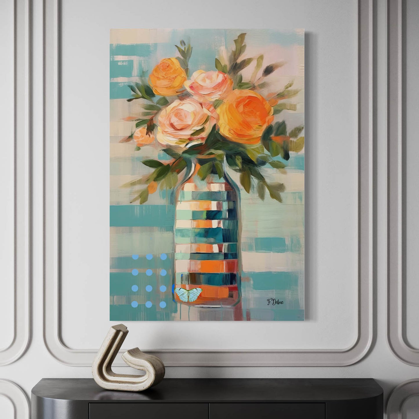 Elegant Vase - Canvas Wall Art