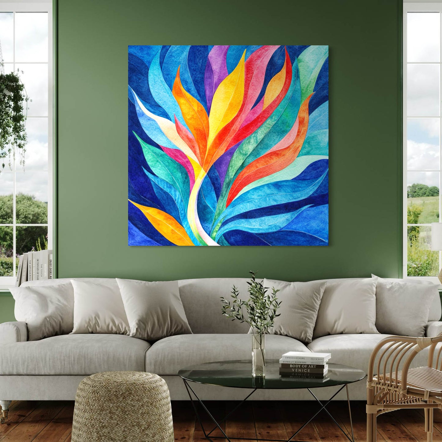 Blue Mirage - Canvas Wall Art