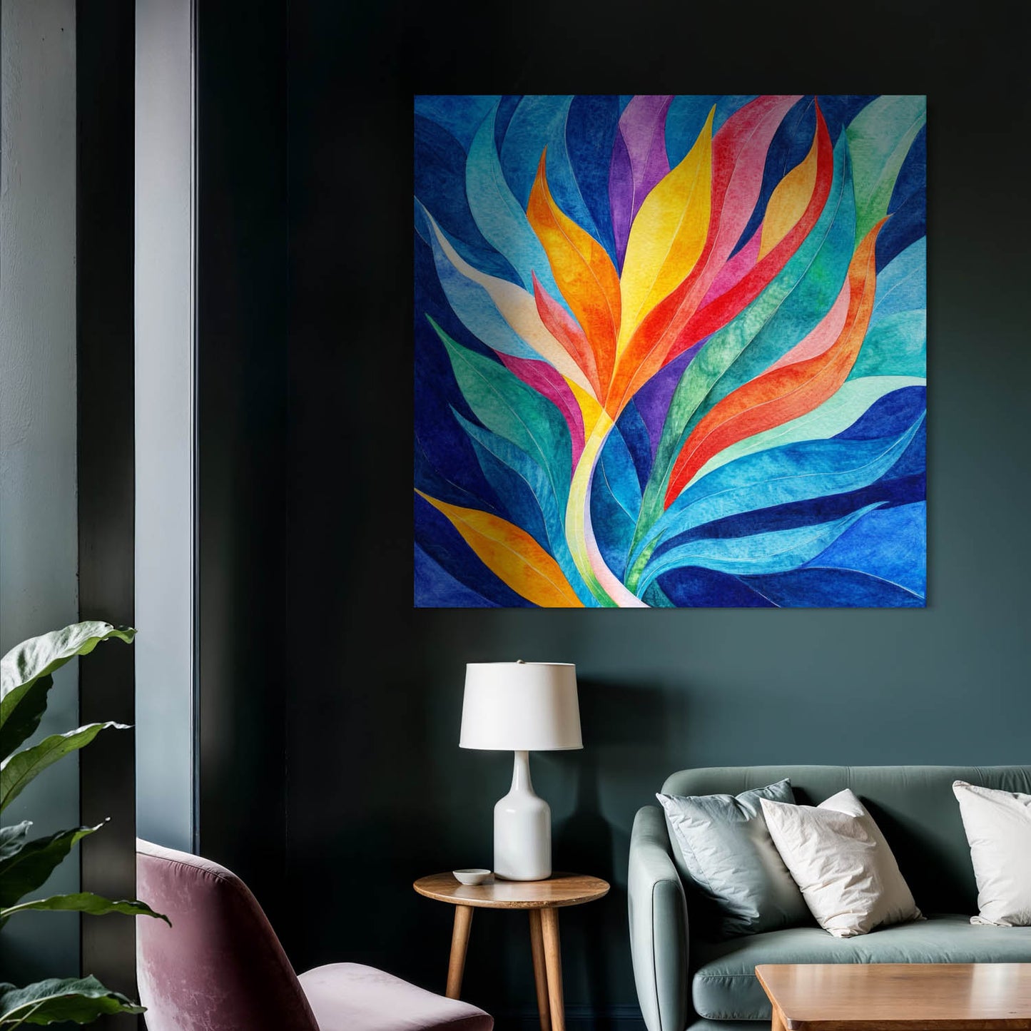 Blue Mirage - Canvas Wall Art