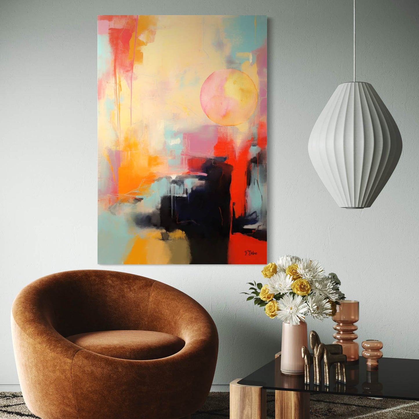 Modern Expressive Abstract - Canvas Wall Art