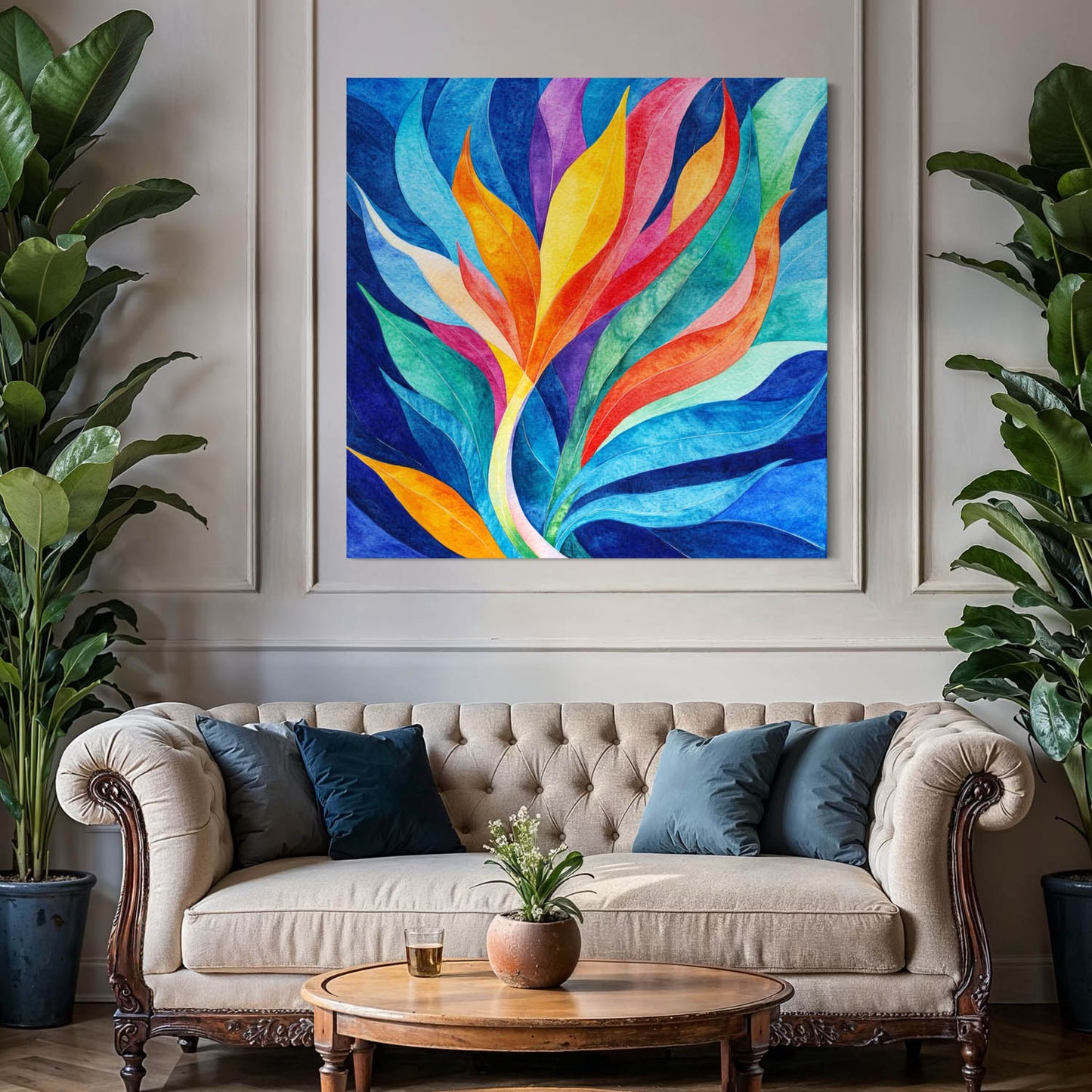 Blue Mirage - Canvas Wall Art