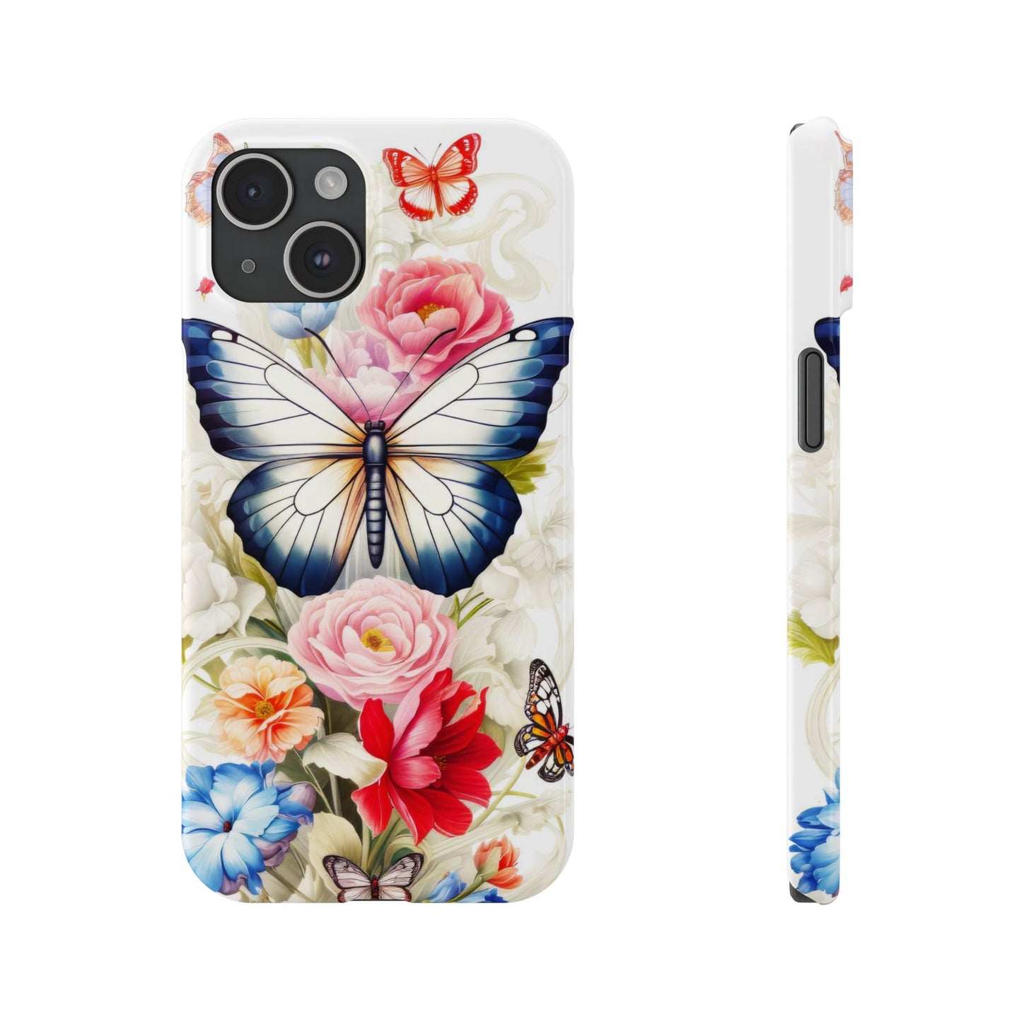 Butterfly Floral - iPhone Case