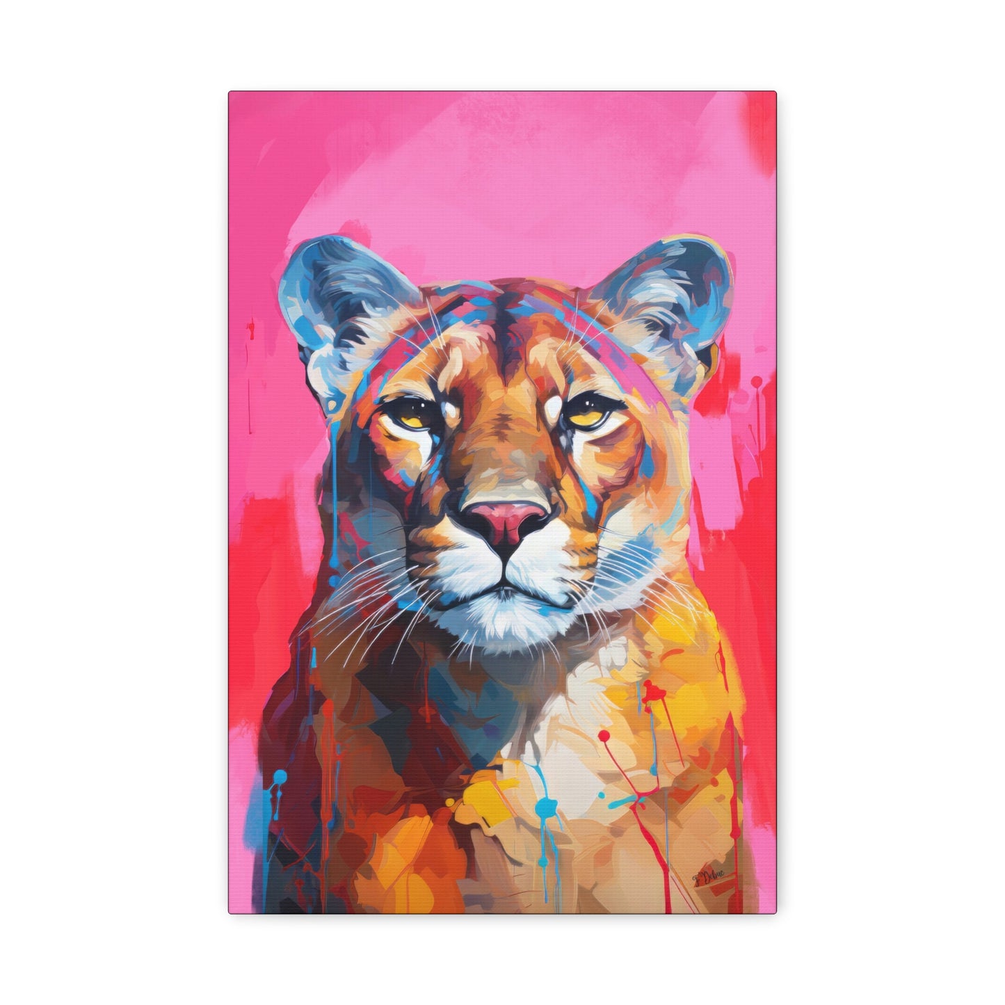 Mountain Lion - Canvas Wall Art