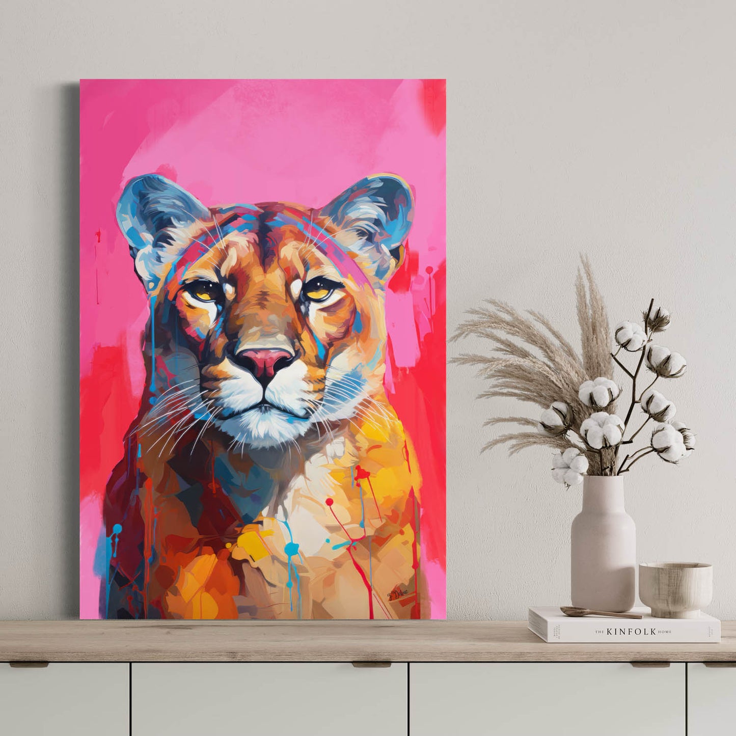 Mountain Lion - Canvas Wall Art