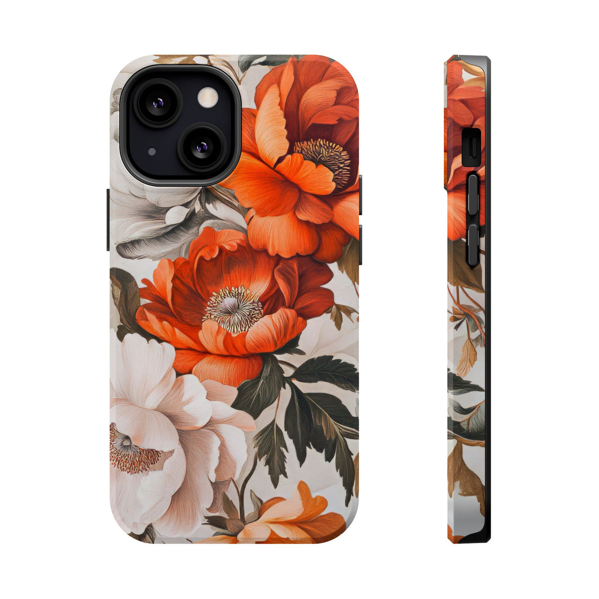 Vintage Peony Bloom - Magnetic iPhone Case