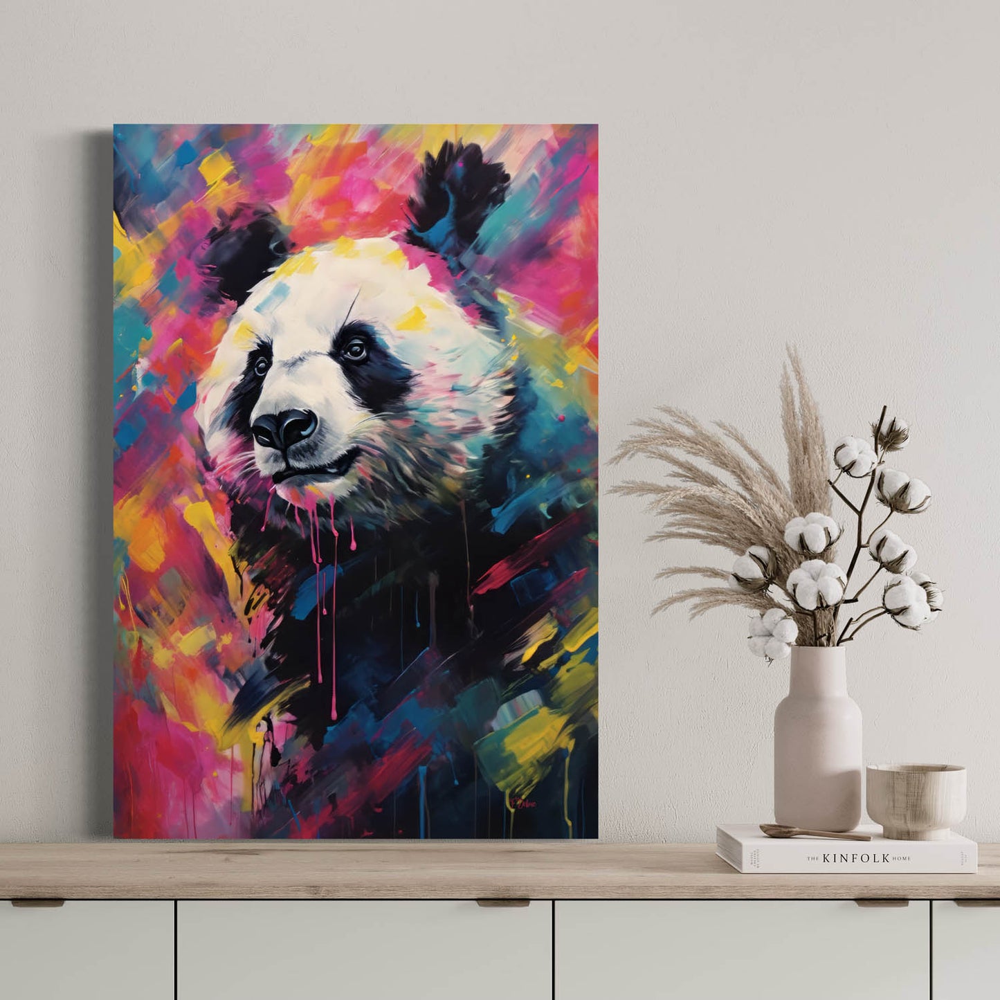 Gentle Panda - Canvas Wall Art