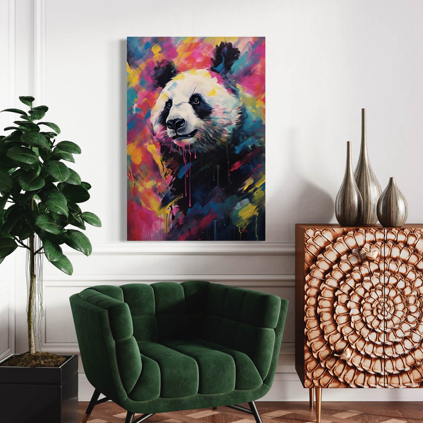 Gentle Panda - Canvas Wall Art