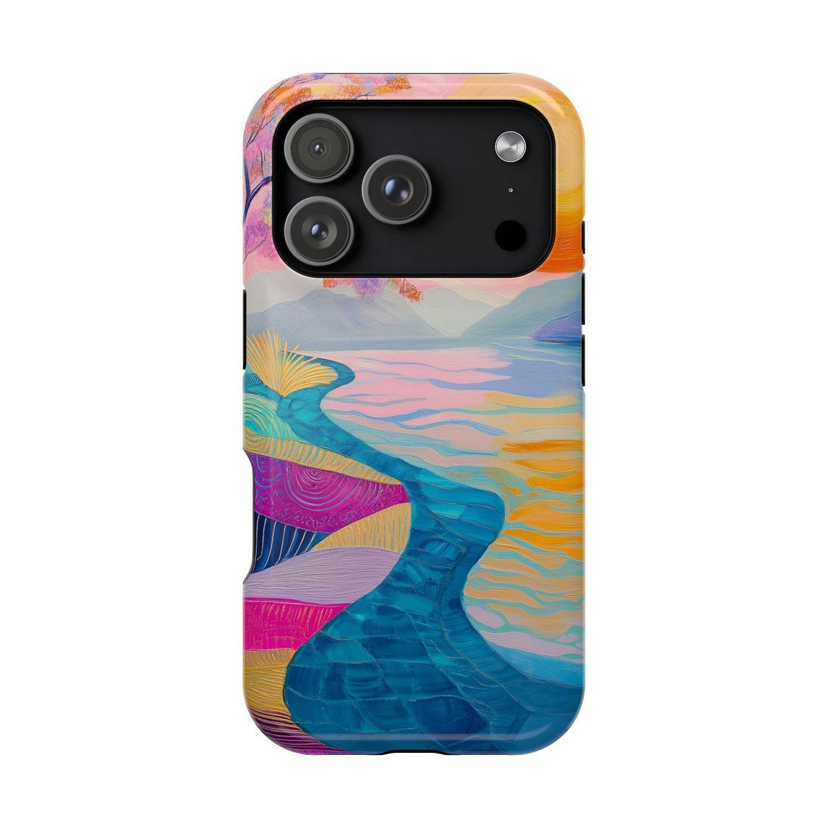 Sunset River - Magnetic iPhone Case
