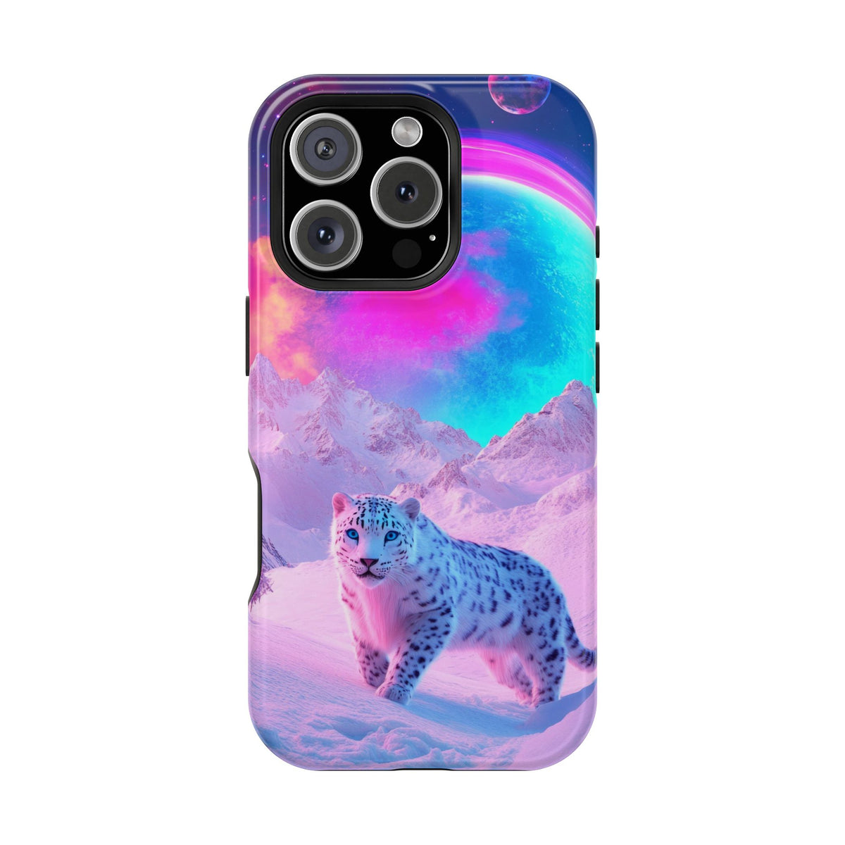 Snow Leopard - Magnetic iPhone Case