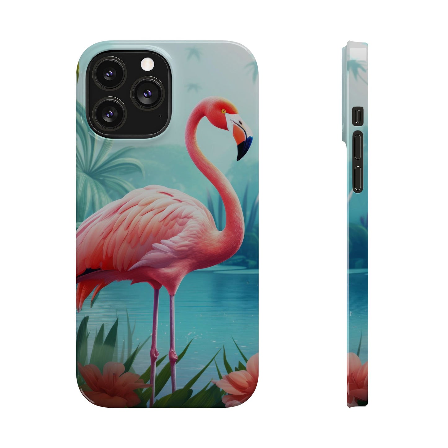 Pink Flamingo - iPhone Case