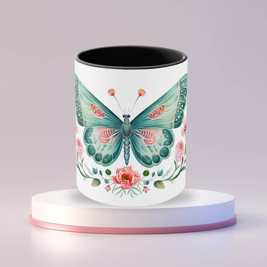 Watercolor Butterfly Mug