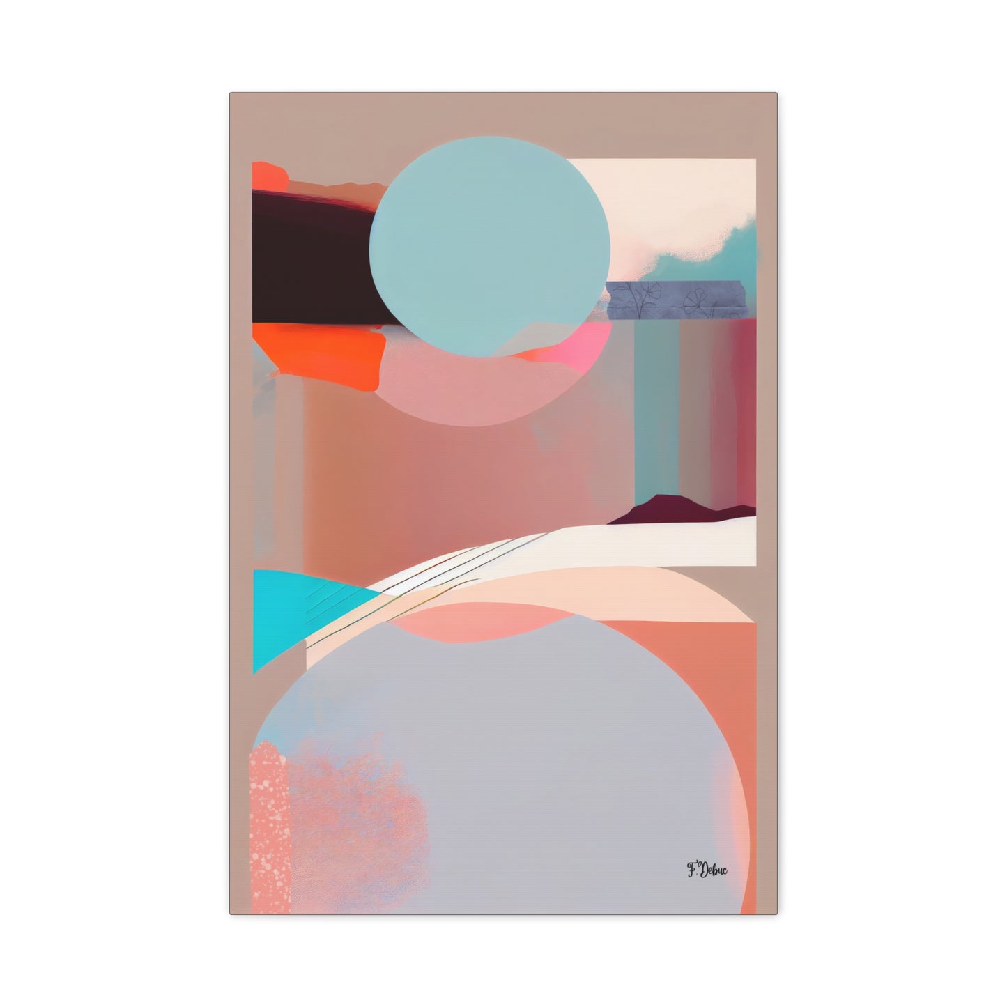 Pastel Harmony - Canvas Wall Art