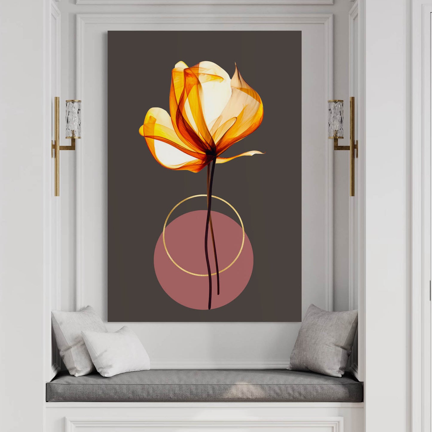 Graceful Bliss – Floral Art Print