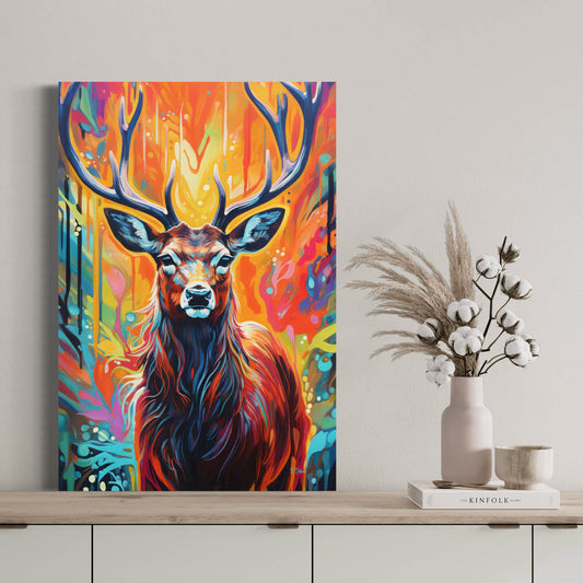 Regal Stag - Canvas Wall Art