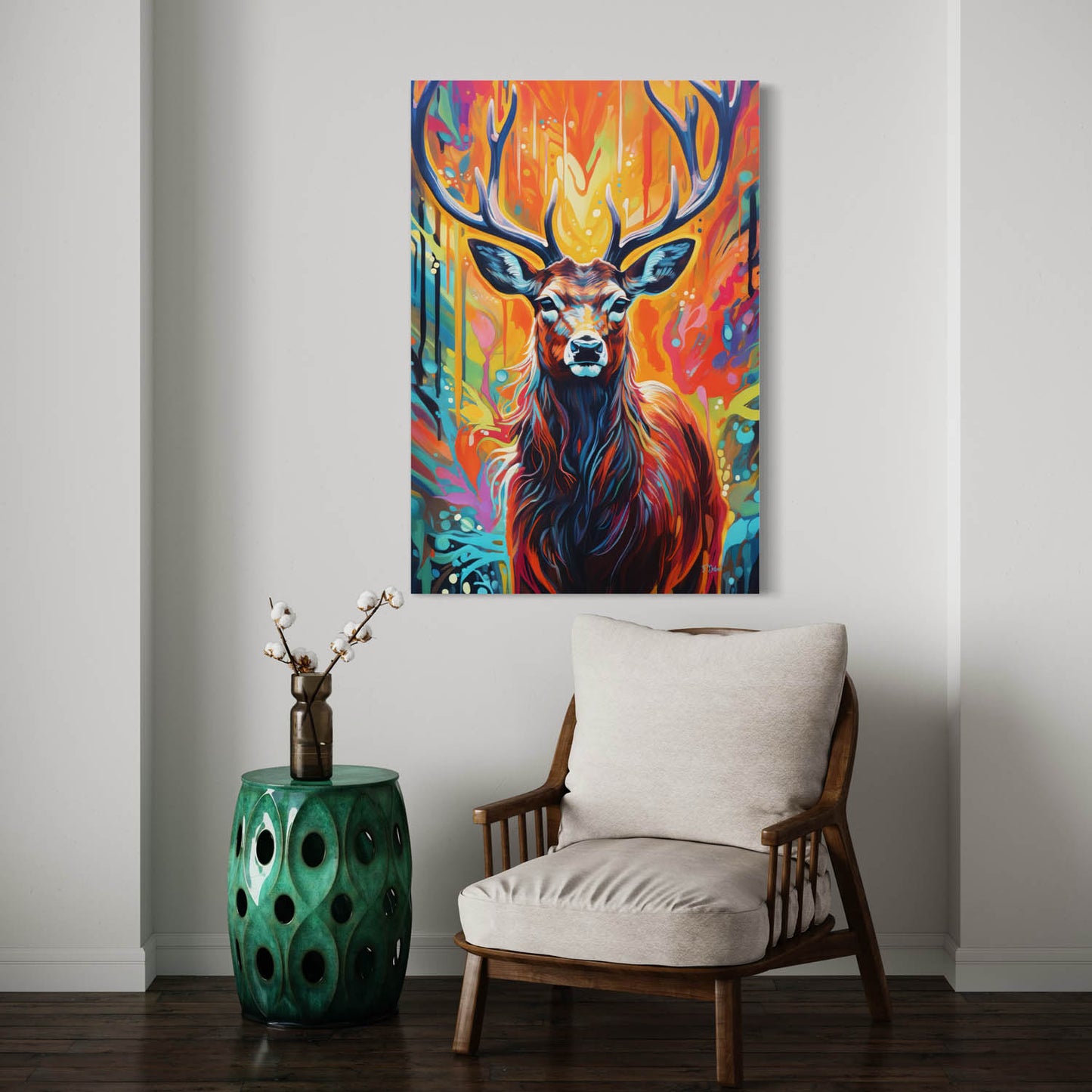 Regal Stag - Canvas Wall Art