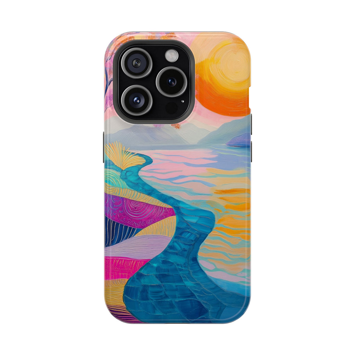 Sunset River - Magnetic iPhone Case