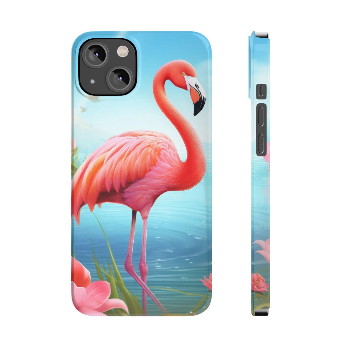 Tropical Flamingo - iPhone Case