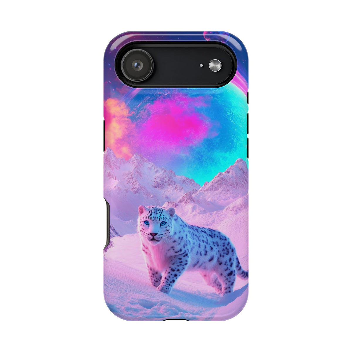 Snow Leopard - Magnetic iPhone Case