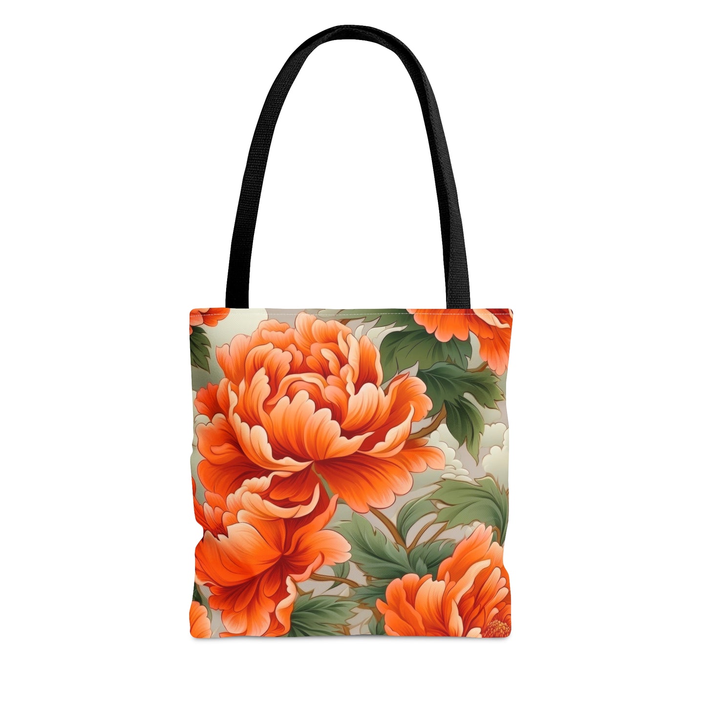 Retro Inspired Floral Tote Bag