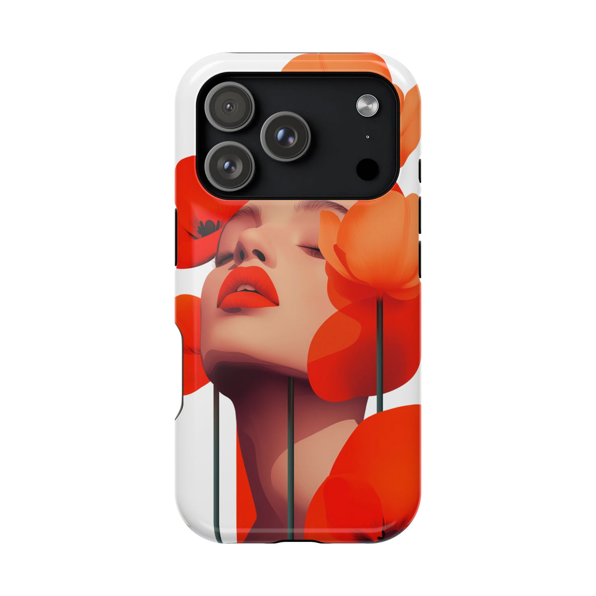 Dahlia Portrait - Magnetic iPhone Case