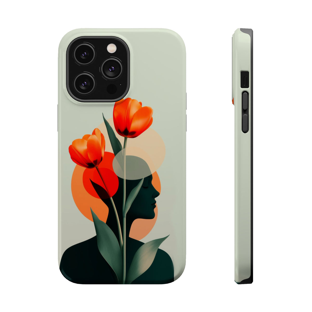 Tulip Silhouette - Magnetic iPhone Case