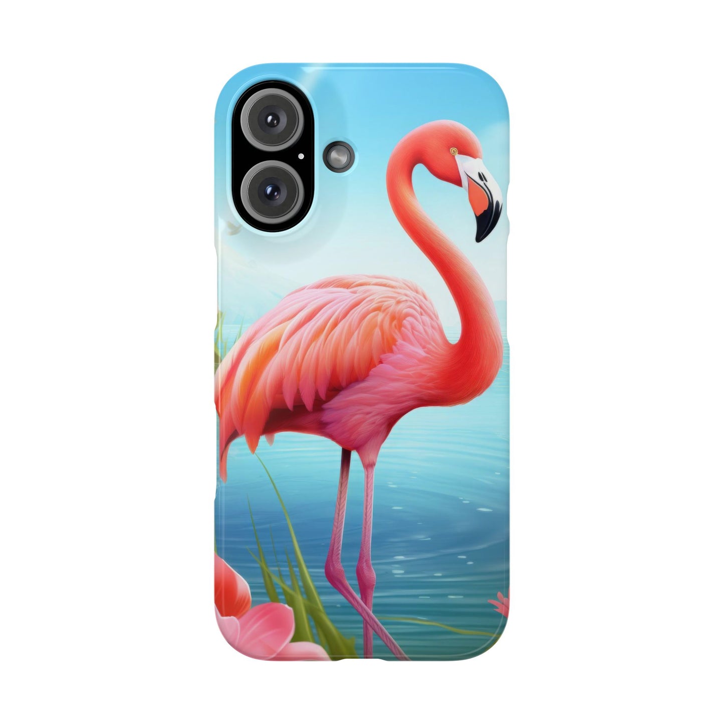 Tropical Flamingo - iPhone Case