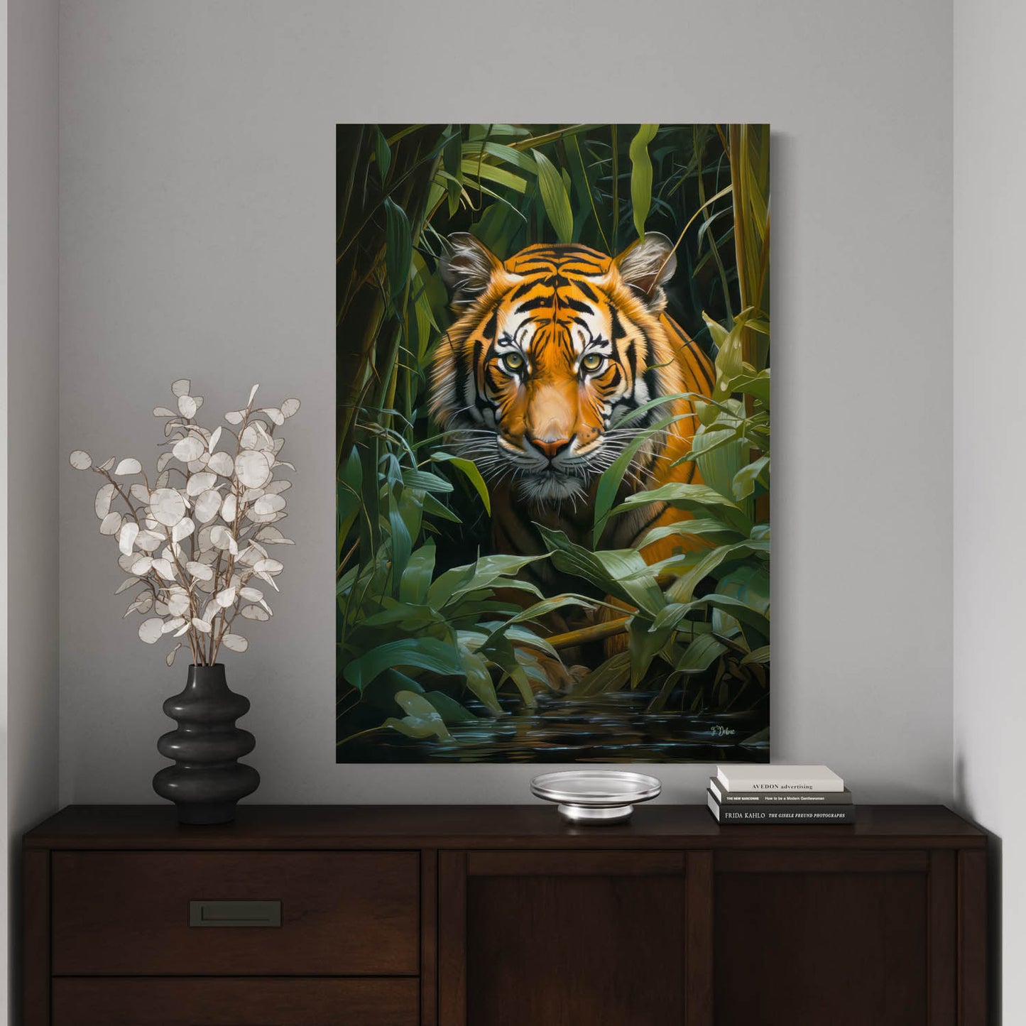 Ferocious Tiger - Canvas Wall Art