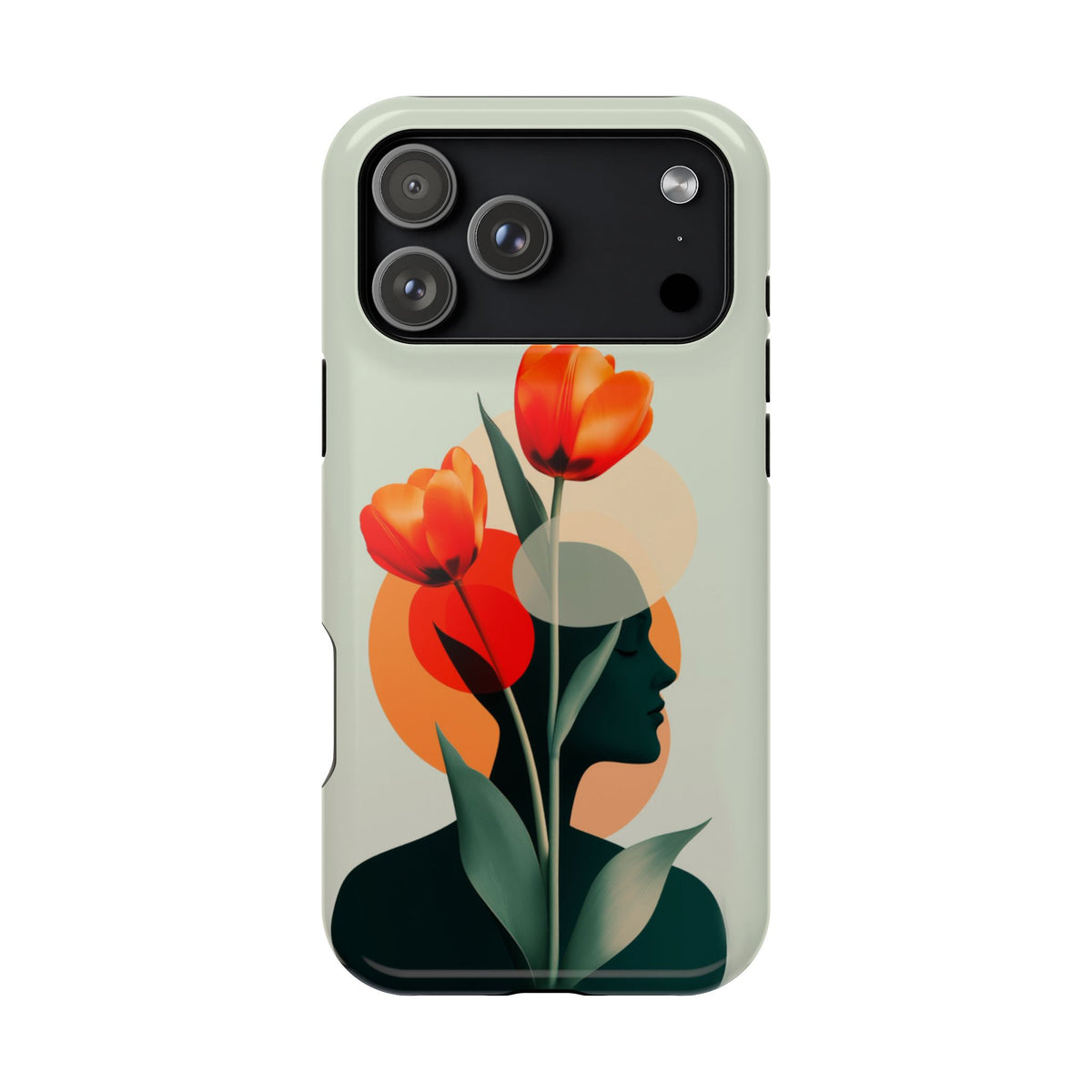 Tulip Silhouette - Magnetic iPhone Case