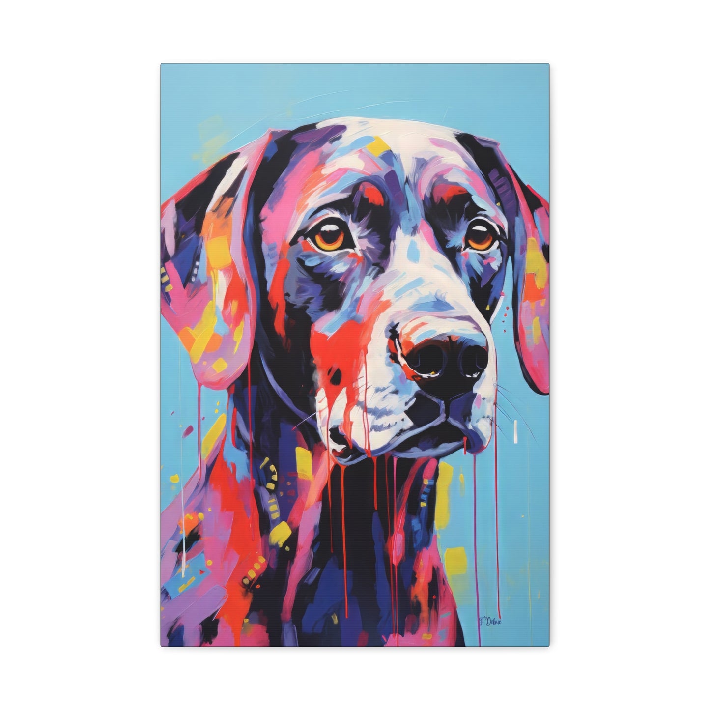 Coonhound Dog - Canvas Wall Art