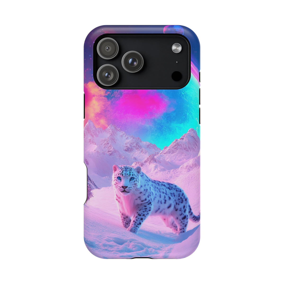 Snow Leopard - Magnetic iPhone Case
