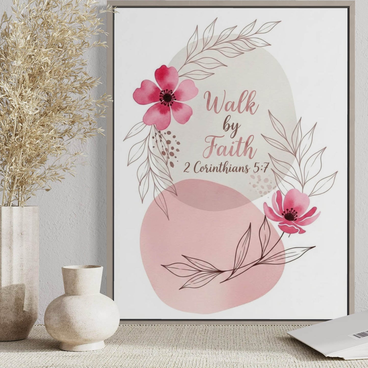 Walk by Faith - Christian Art Print