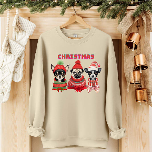 Dogs Christmas Sweatshirt