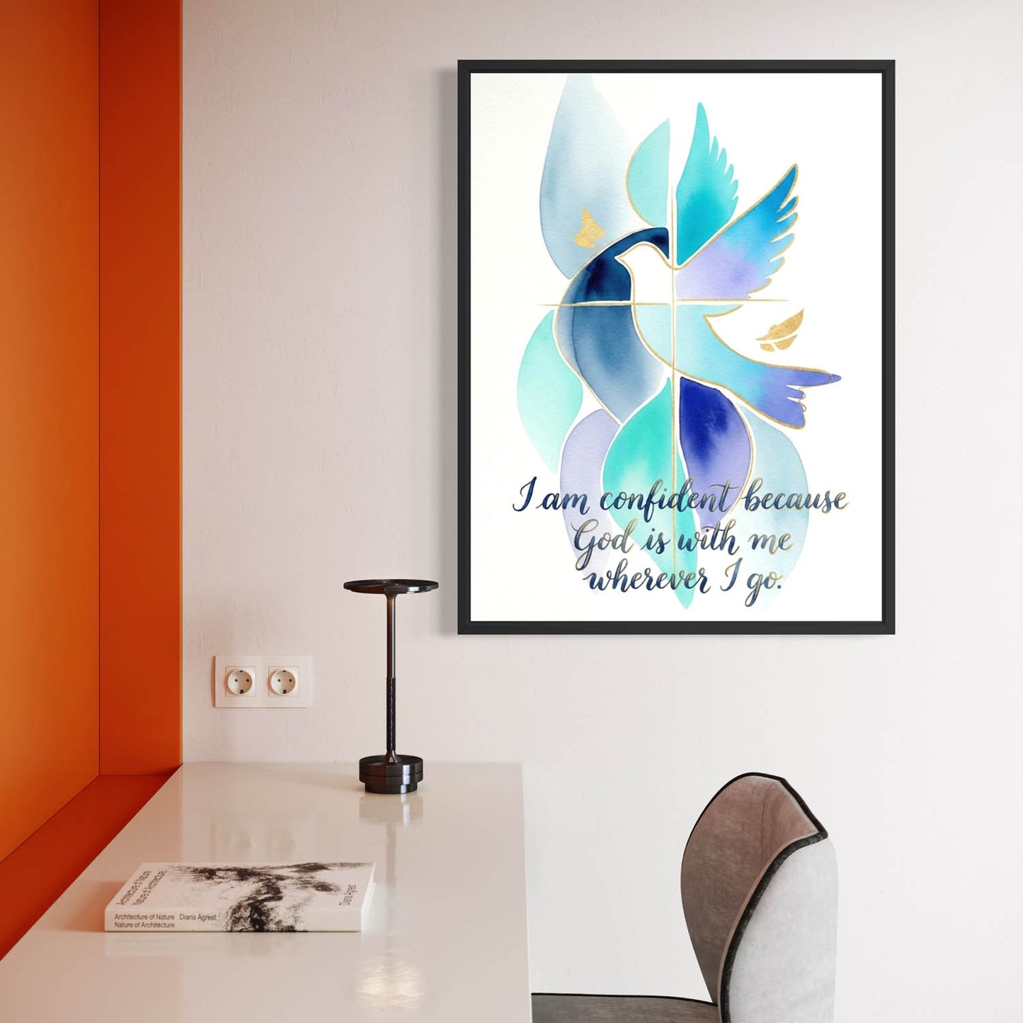 I Am Confident - Christian Art Print