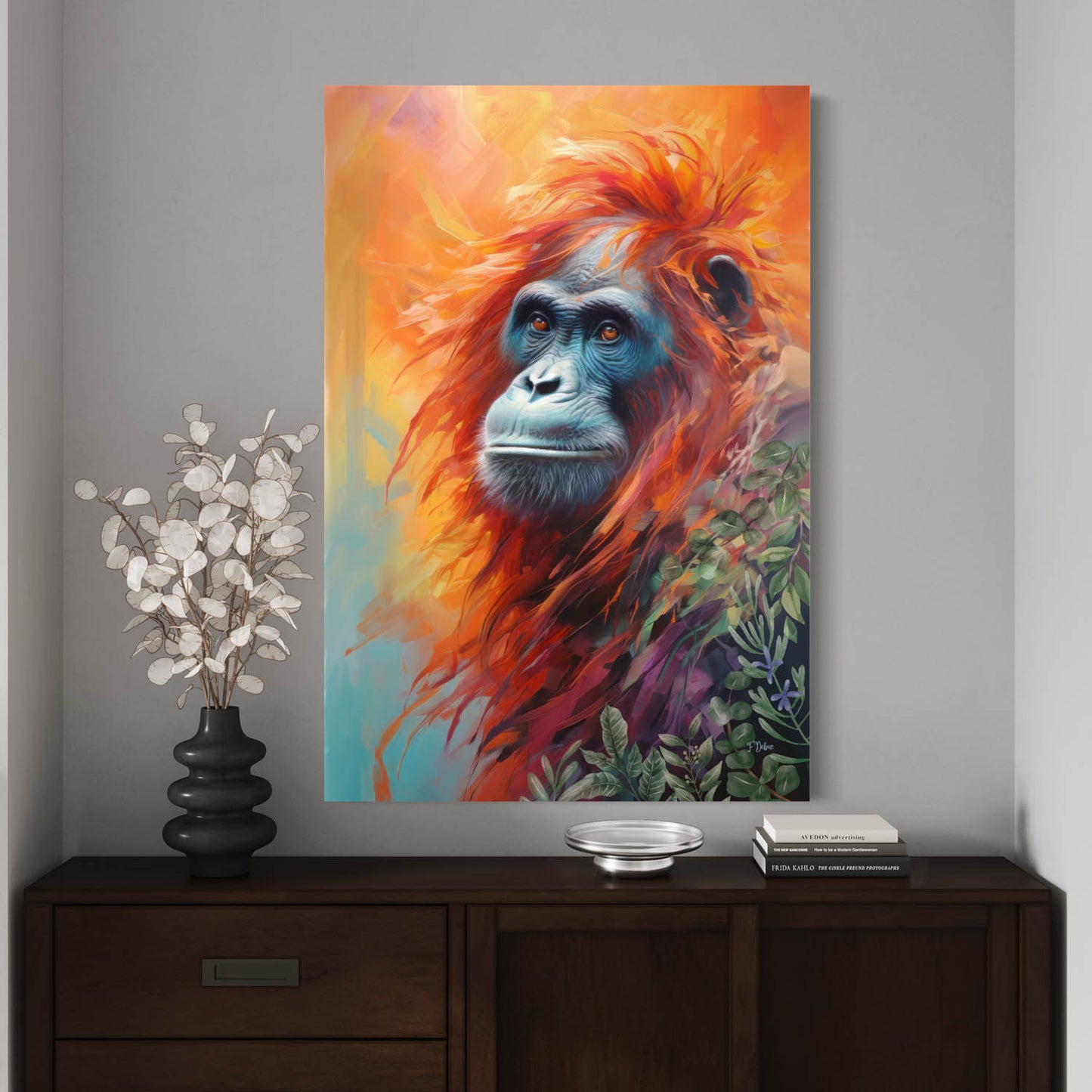 Agile Orangutan - Canvas Wall Art