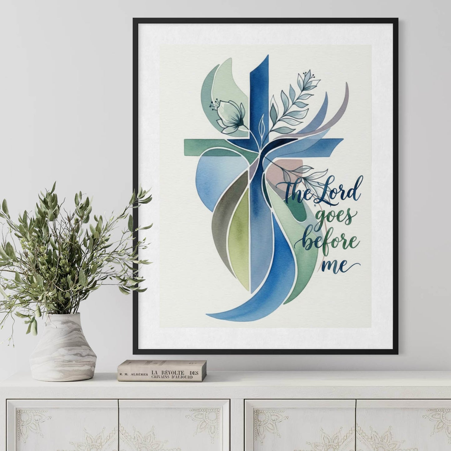 The Lord Goes Before Me - Art Print
