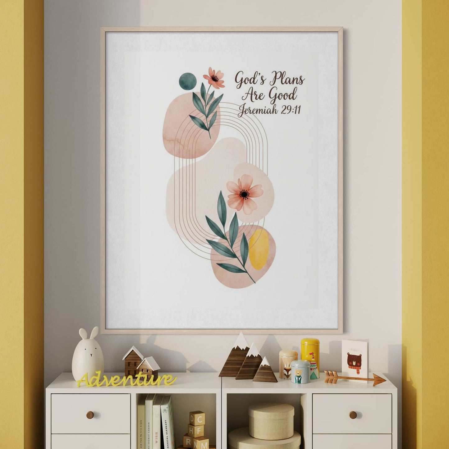 God's Plans Are Good - Art Print
