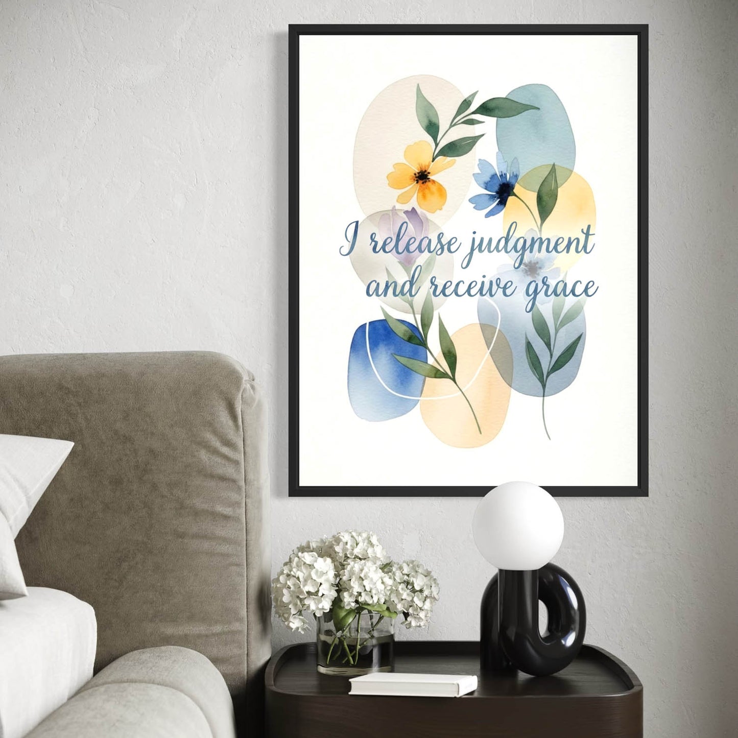 I Release Judgement - Inspiring Art Print