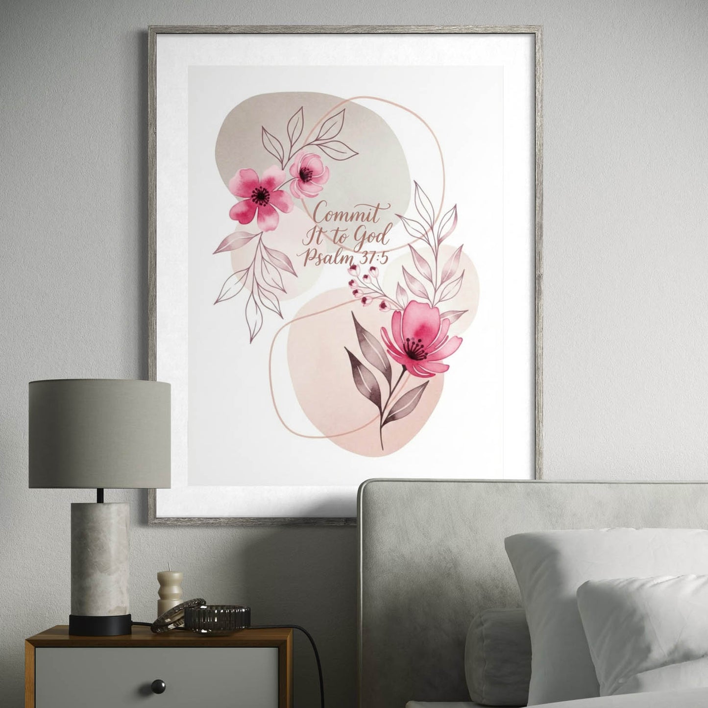 Commit It to God - Christian Art Print