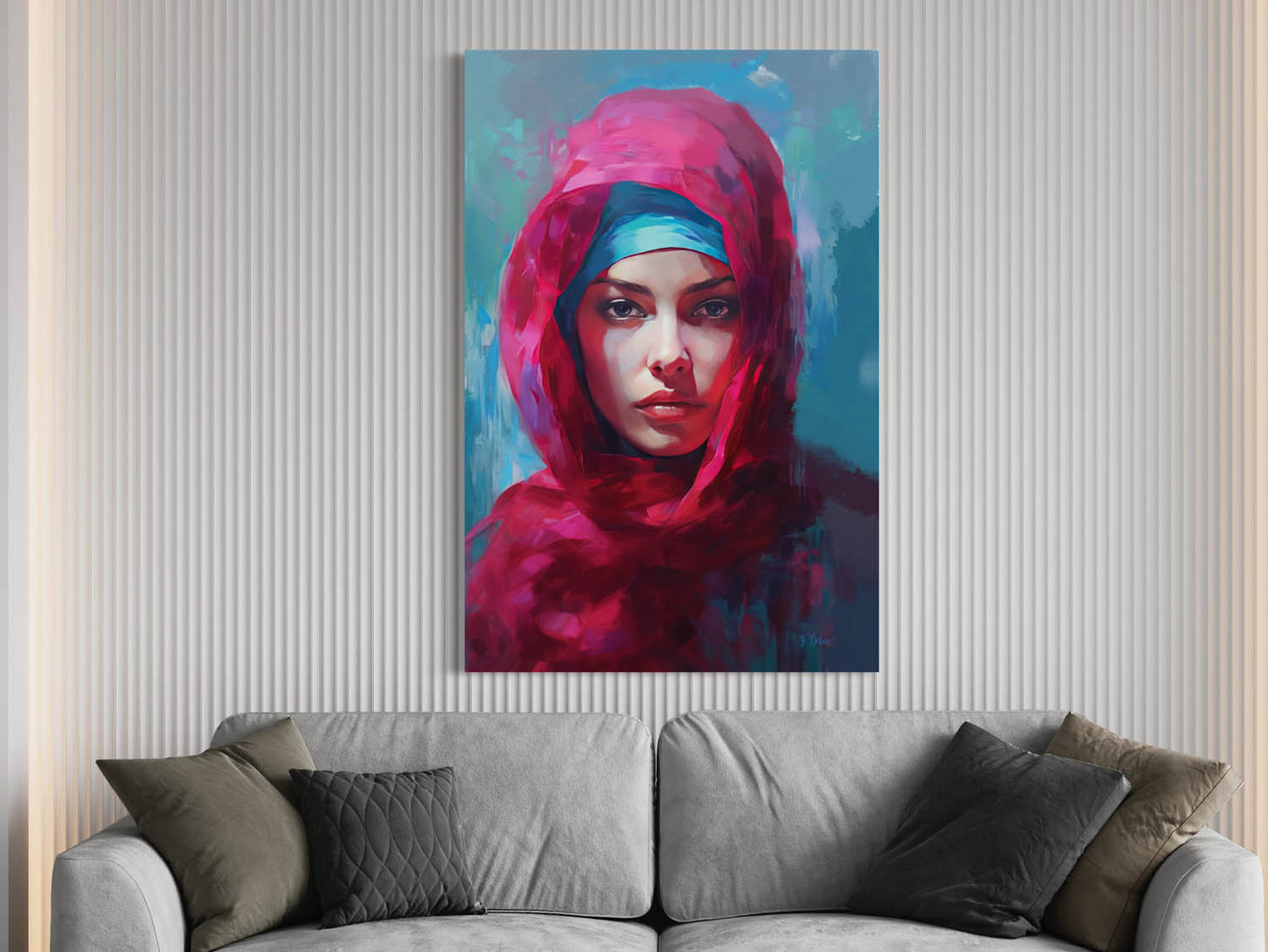 Scarlet Whispers - Canvas Wall Art