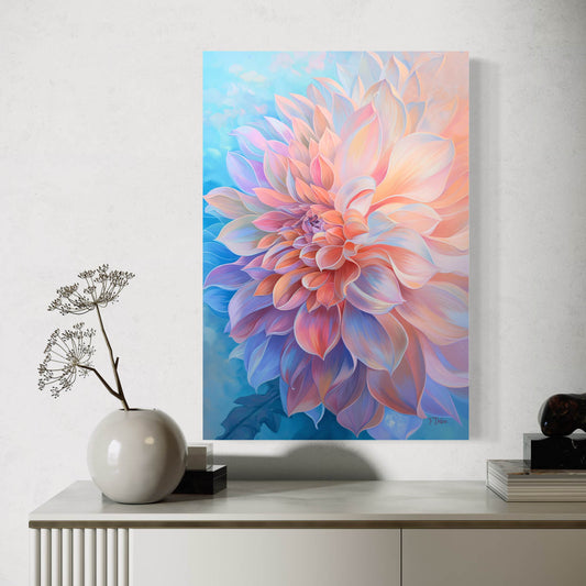 Dahlia Splendor - Canvas Wall Art