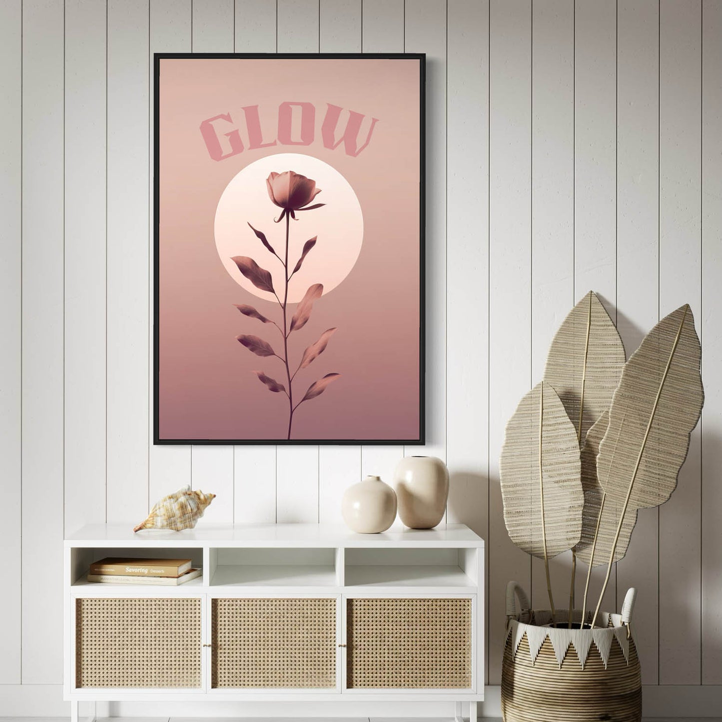 Glow – Floral Art Print