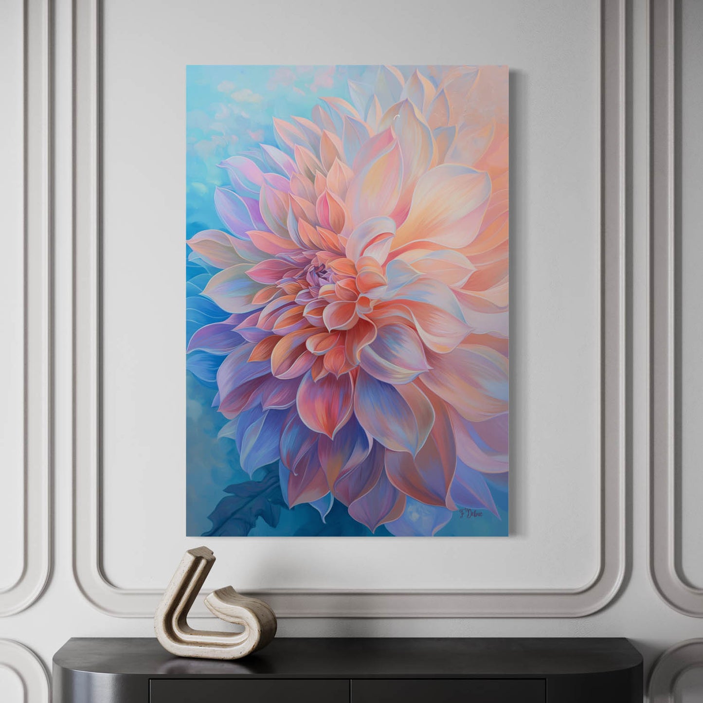 Dahlia Splendor - Canvas Wall Art