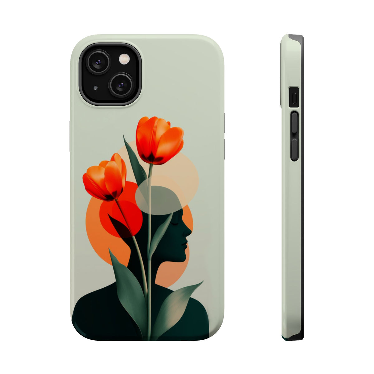 Tulip Silhouette - Magnetic iPhone Case