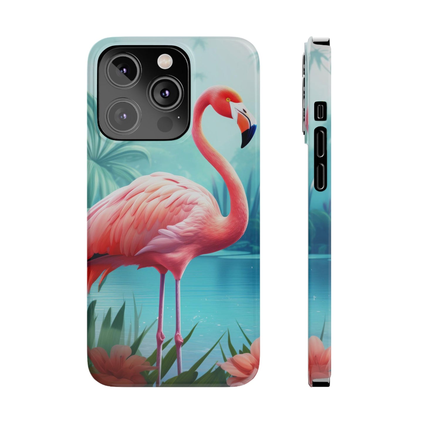 Pink Flamingo - iPhone Case