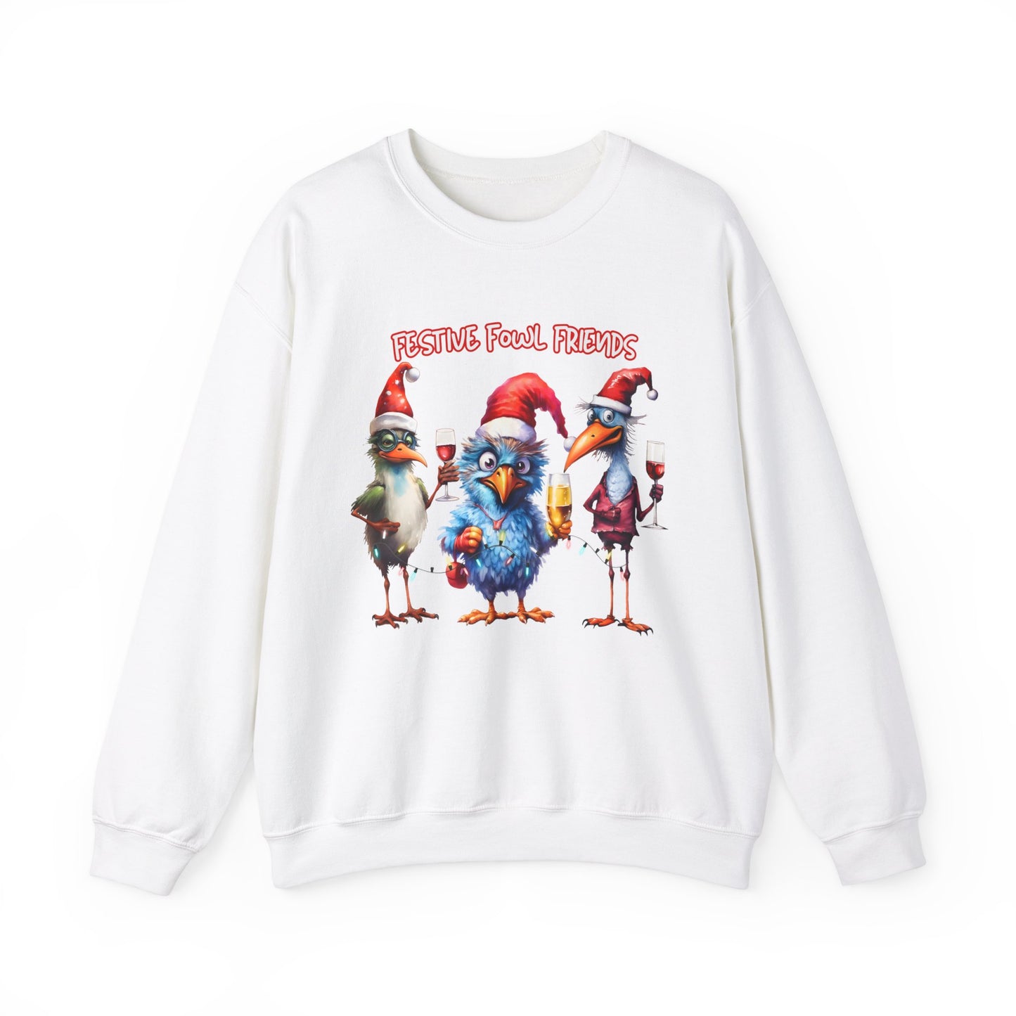 Funny Christmas Bird Sweatshirt