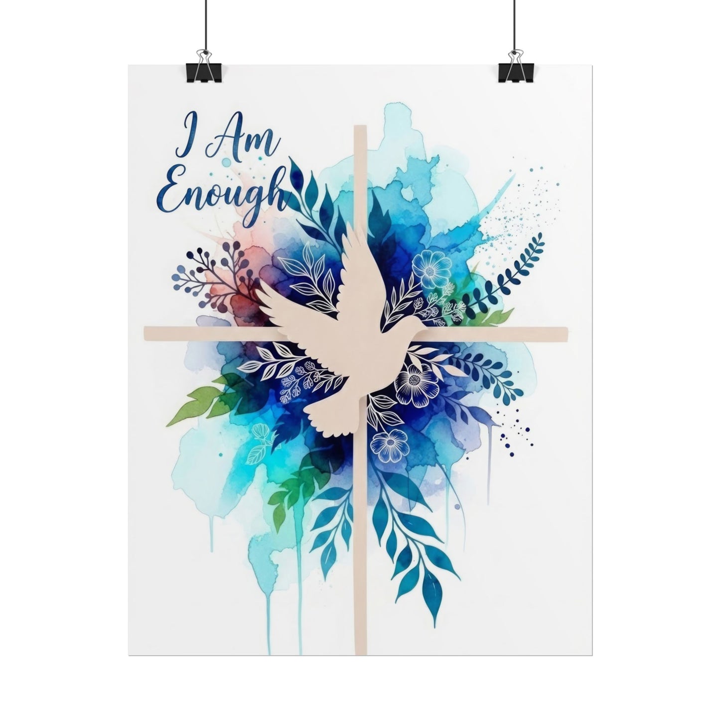 I Am Enough - Christian Art Print