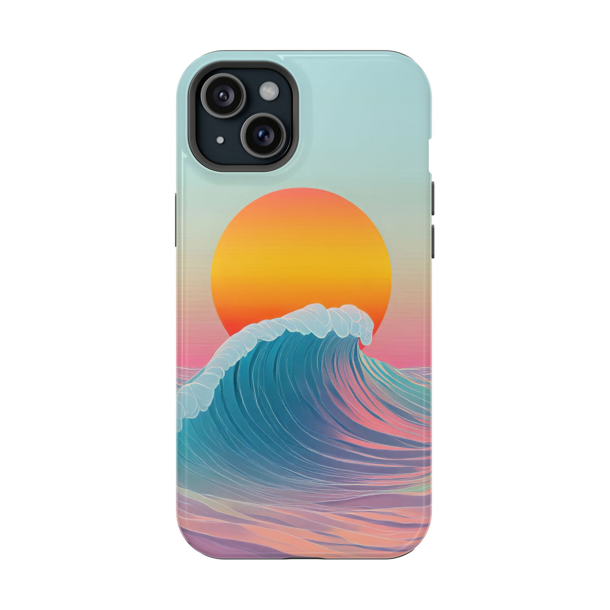 Sunset Wave - Magnetic iPhone Case