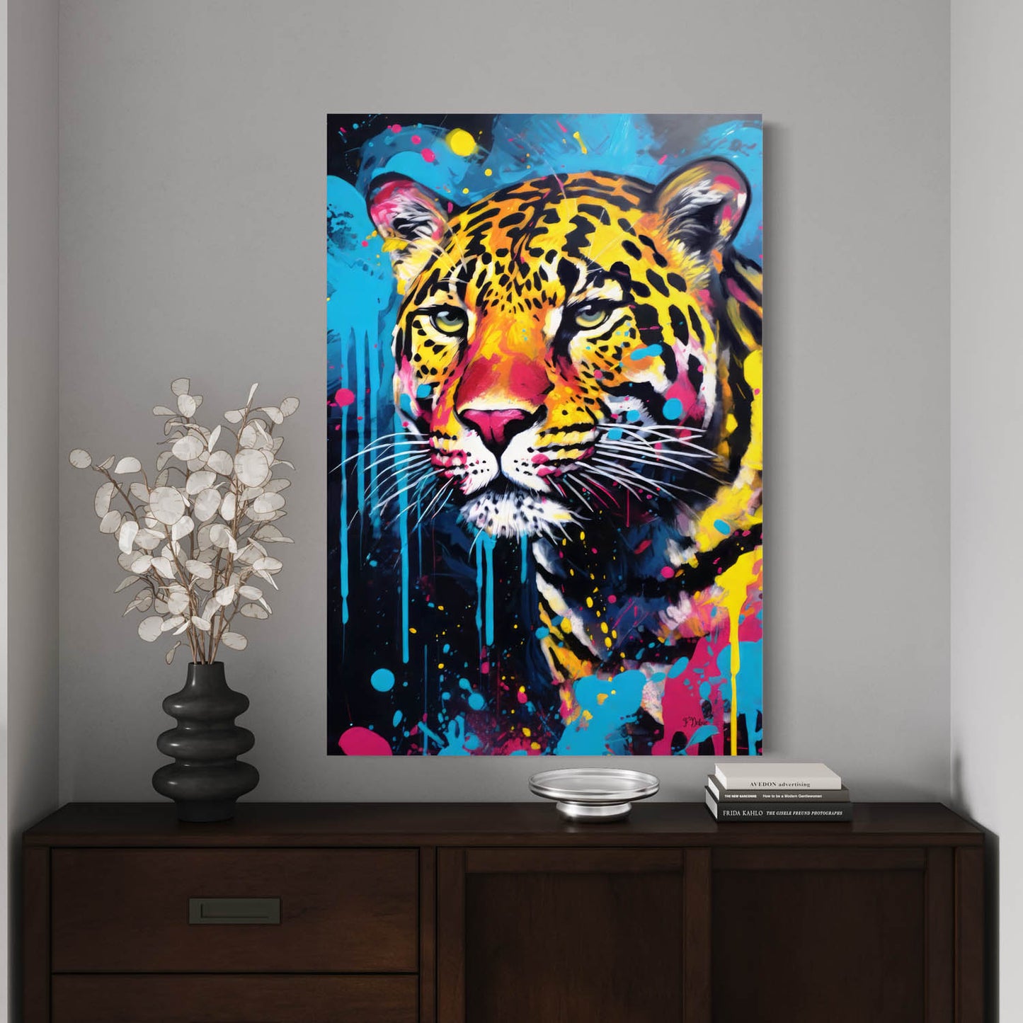 Abstract Leopard - Canvas Wall Art