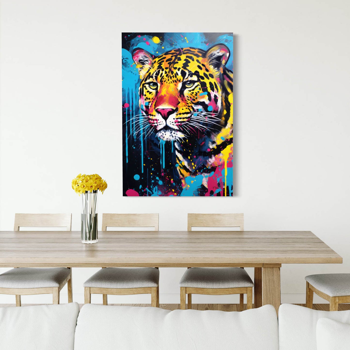 Abstract Leopard - Canvas Wall Art